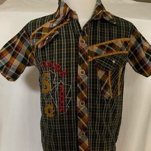 Boutique boys button down shirt